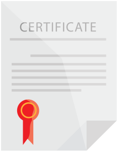 Bar Certificate